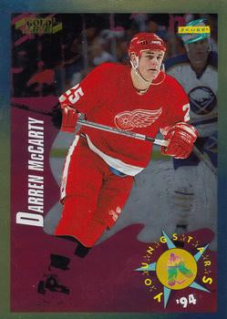 #258 Darren McCarty - Detroit Red Wings - 1994-95 Score - Gold Line Hockey