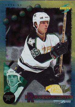 #43 Russ Courtnall - Dallas Stars - 1994-95 Score - Gold Line Hockey