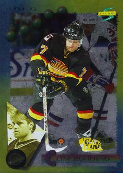 #86 Cliff Ronning - Vancouver Canucks - 1994-95 Score - Gold Line Hockey