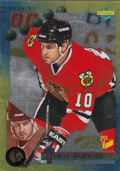 #92 Tony Amonte - Chicago Blackhawks - 1994-95 Score - Gold Line Hockey