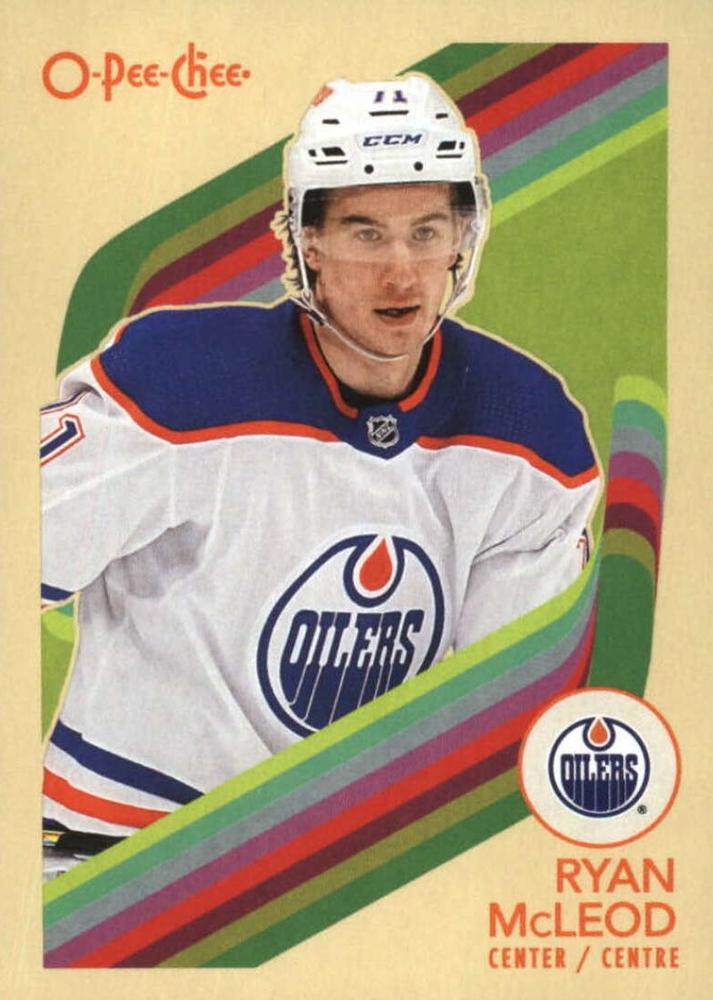 #485 Ryan McLeod - Edmonton Oilers - 2023-24 O-Pee-Chee - Retro Hockey