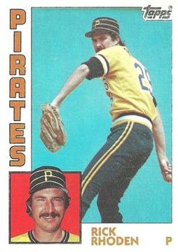 #485 Rick Rhoden - Pittsburgh Pirates - 1984 Topps Baseball