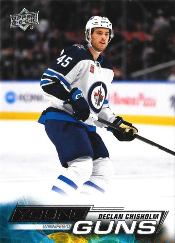 #486 Declan Chisholm - Winnipeg Jets - 2022-23 Upper Deck Hockey