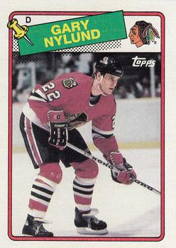 #15 Gary Nylund - Chicago Blackhawks - 1988-89 Topps Hockey