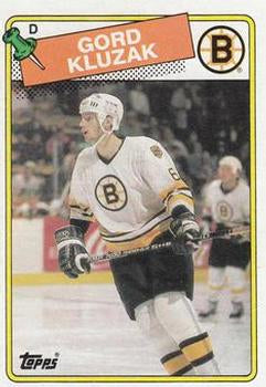 #23 Gord Kluzak - Boston Bruins - 1988-89 Topps Hockey