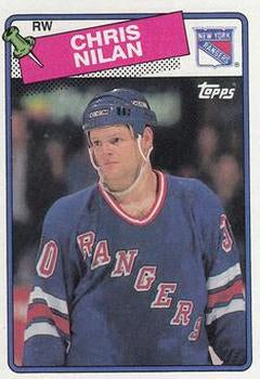 #31 Chris Nilan - New York Rangers - 1988-89 Topps Hockey