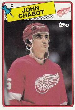#39 John Chabot - Detroit Red Wings - 1988-89 Topps Hockey