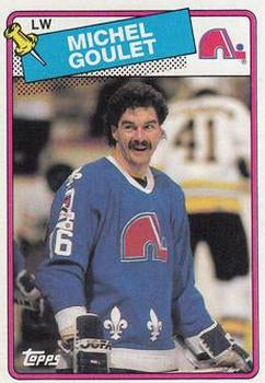 #54 Michel Goulet - Quebec Nordiques - 1988-89 Topps Hockey