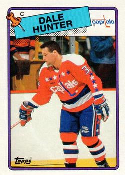 #70 Dale Hunter - Washington Capitals - 1988-89 Topps Hockey