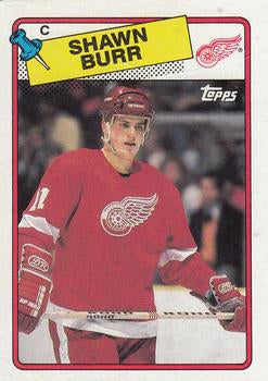 #78 Shawn Burr - Detroit Red Wings - 1988-89 Topps Hockey
