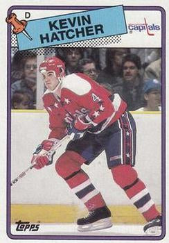 #86 Kevin Hatcher - Washington Capitals - 1988-89 Topps Hockey