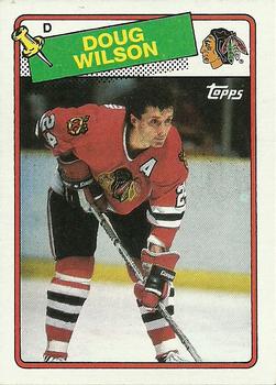 #89 Doug Wilson - Chicago Blackhawks - 1988-89 Topps Hockey