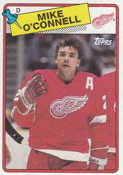 #92 Mike O'Connell - Detroit Red Wings - 1988-89 Topps Hockey