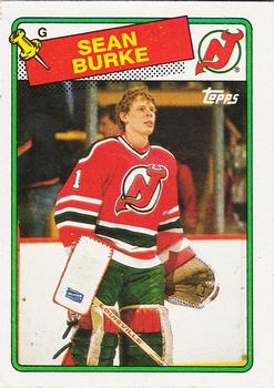 #94 Sean Burke - New Jersey Devils - 1988-89 Topps Hockey