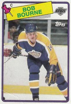 #101 Bob Bourne - Los Angeles Kings - 1988-89 Topps Hockey