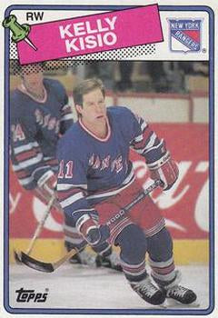 #143 Kelly Kisio - New York Rangers - 1988-89 Topps Hockey