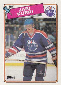 #147 Jari Kurri - Edmonton Oilers - 1988-89 Topps Hockey