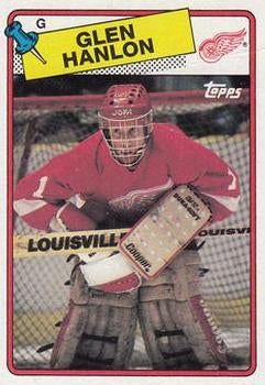#150 Glen Hanlon - Detroit Red Wings - 1988-89 Topps Hockey