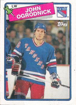 #153 John Ogrodnick - New York Rangers - 1988-89 Topps Hockey