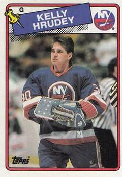 #155 Kelly Hrudey - New York Islanders - 1988-89 Topps Hockey