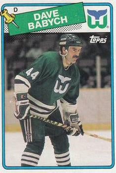 #164 Dave Babych - Hartford Whalers - 1988-89 Topps Hockey