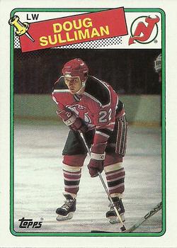#172 Doug Sulliman - New Jersey Devils - 1988-89 Topps Hockey