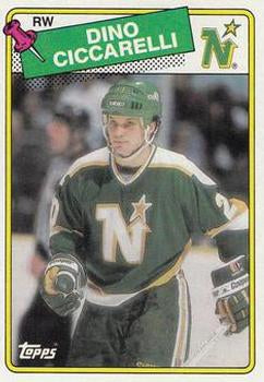 #175 Dino Ciccarelli - Minnesota North Stars - 1988-89 Topps Hockey