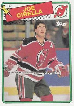 #188 Joe Cirella - New Jersey Devils - 1988-89 Topps Hockey