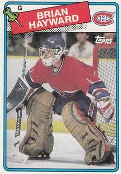 #195 Brian Hayward - Montreal Canadiens - 1988-89 Topps Hockey