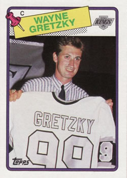 #120 Wayne Gretzky - Los Angeles Kings - 1988-89 Topps Hockey