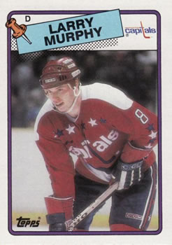 #141 Larry Murphy - Washington Capitals - 1988-89 Topps Hockey