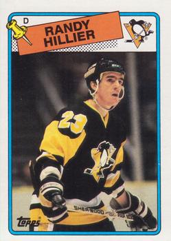#158 Randy Hillier - Pittsburgh Penguins - 1988-89 Topps Hockey