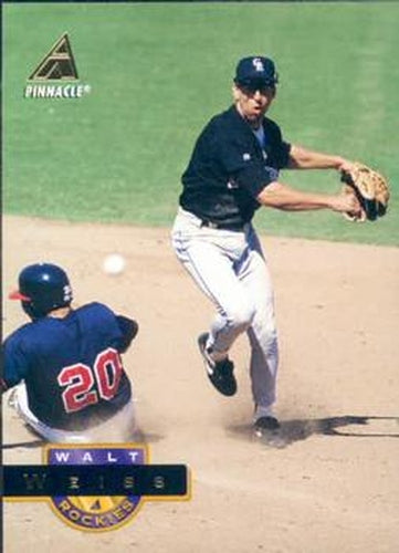 #486 Walt Weiss - Colorado Rockies - 1994 Pinnacle Baseball