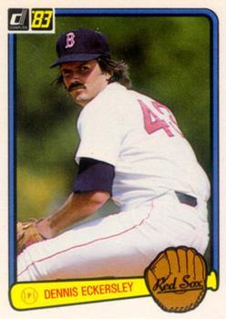 #487 Dennis Eckersley - Boston Red Sox - 1983 Donruss Baseball