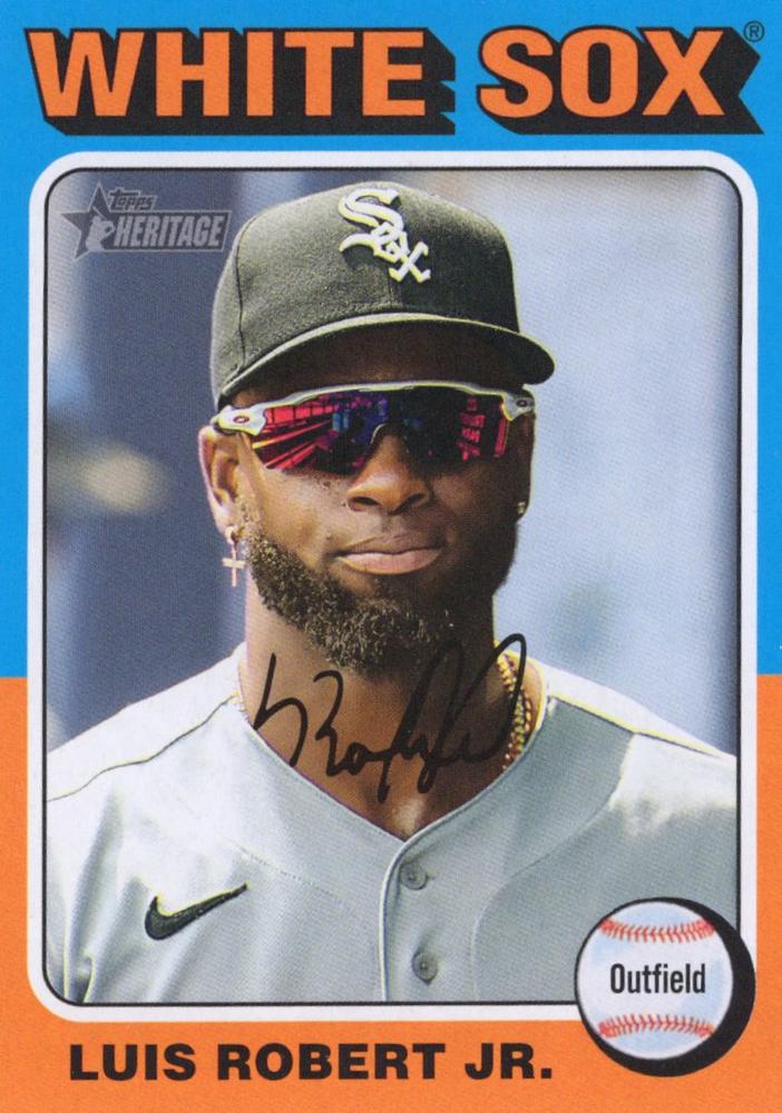 #487b Luis Robert Jr. - Chicago White Sox - 2024 Topps Heritage Baseball