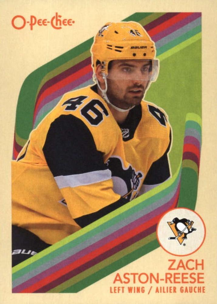 #489 Zach Aston-Reese - Pittsburgh Penguins - 2023-24 O-Pee-Chee - Retro Hockey