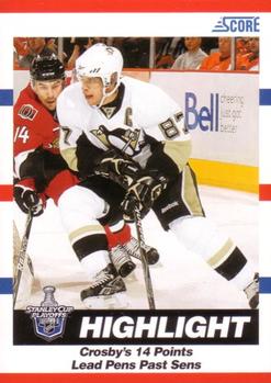 #489 Sidney Crosby - Pittsburgh Penguins - 2010-11 Score Hockey