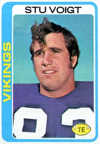 #489 Stu Voigt - Minnesota Vikings - 1978 Topps Football