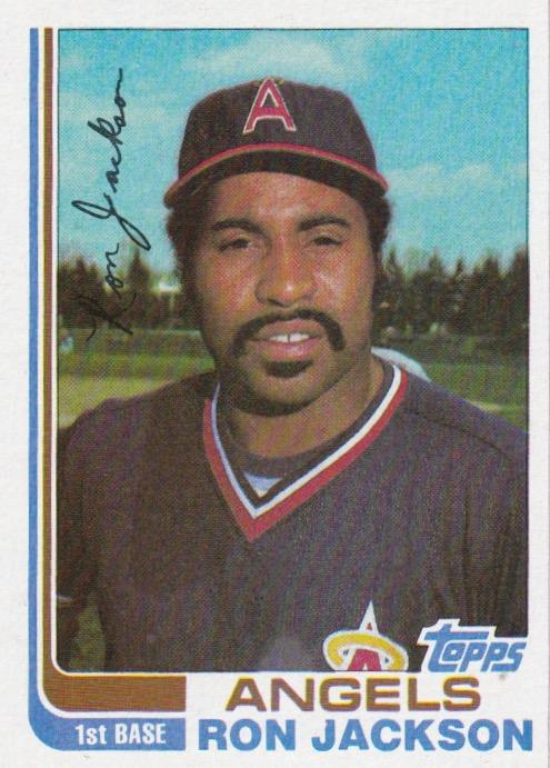 #48T Ron Jackson - California Angels - 1982 Topps Traded Baseball