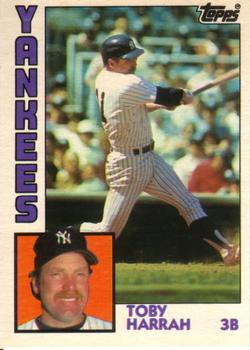 #48T Toby Harrah - New York Yankees - 1984 Topps Traded Baseball