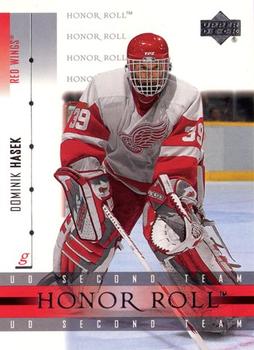 #48 Dominik Hasek - Detroit Red Wings - 2001-02 Upper Deck Honor Roll Hockey