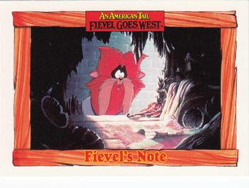 #48 Fievel's Note - 1991 Impel An American Tail: Fievel Goes West