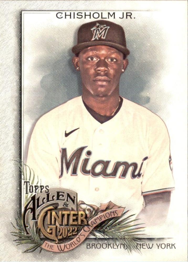 #48 Jazz Chisholm Jr. - Miami Marlins - 2022 Topps Allen & Ginter Baseball
