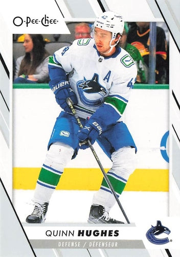 #48 Quinn Hughes - Vancouver Canucks - 2023-24 O-Pee-Chee Hockey