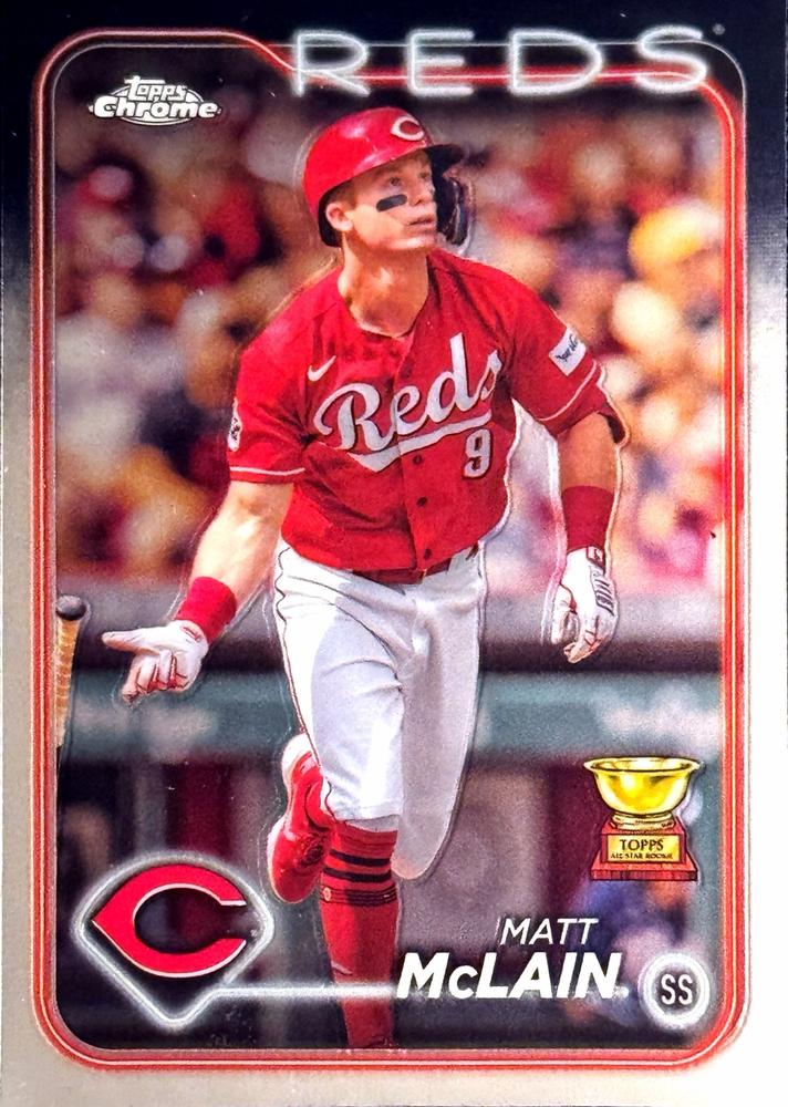 #48 Matt McLain - Cincinnati Reds - 2024 Topps Chrome Baseball