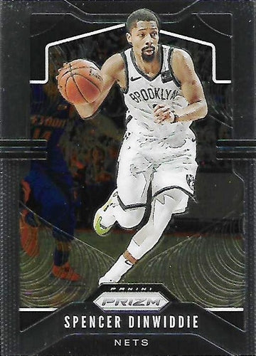 #48 Spencer Dinwiddie - Brooklyn Nets - 2019-20 Panini Prizm Basketball