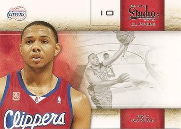 #48 Eric Gordon - Los Angeles Clippers - 2009-10 Panini Studio Basketball