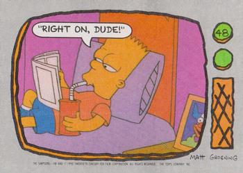 #48 Right on, dude! - 1990 Topps The Simpsons