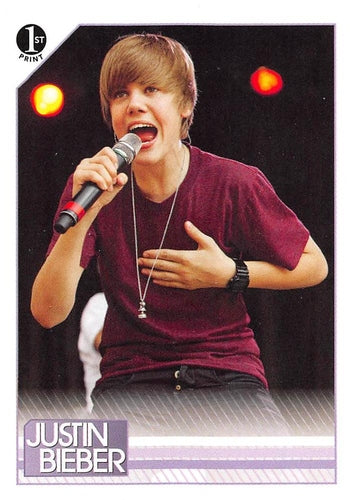 #48 Justin entertained young and old alike as he s - 2010 Panini Justin Bieber