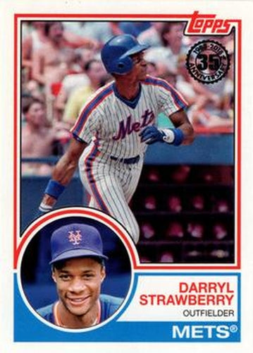 #83-48 Darryl Strawberry - New York Mets - 2018 Topps - 1983 Topps Baseball 35th Anniversary Baseball